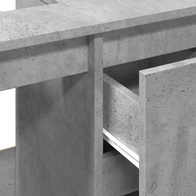 Casa si Gradina - Mobilier - Mobilier baie - Comode baie - Dulap de chiuveta, gri beton, 65x33x60 cm, lemn prelucrat - Infinity.ro