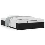 Casa si Gradina - Mobilier - Paturi si accesorii - Paturi - Cadru de pat otoman fara saltea Negru 120x200 cm catifea - Infinity.ro