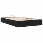 Casa si Gradina - Mobilier - Paturi si accesorii - Paturi - Cadru de pat otoman fara saltea Negru 120x200 cm catifea - Infinity.ro