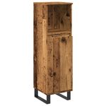 Casa si Gradina - Mobilier - Mobilier baie - Corpuri baie - Dulap de baie, lemn vechi, 30x30x100 cm, lemn prelucrat - Infinity.ro