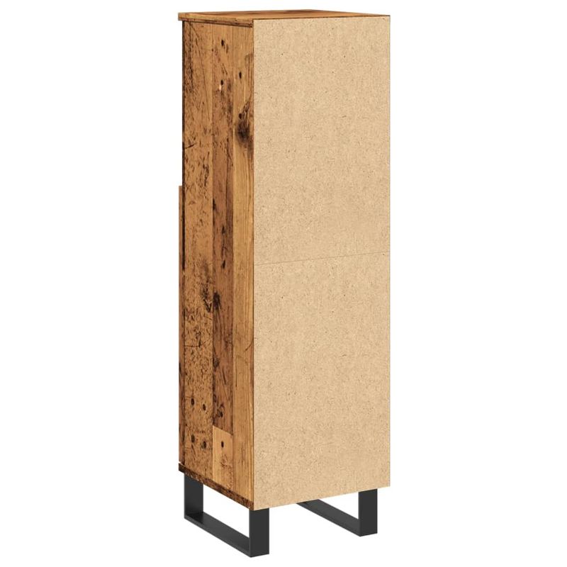 Casa si Gradina - Mobilier - Mobilier baie - Corpuri baie - Dulap de baie, lemn vechi, 30x30x100 cm, lemn prelucrat - Infinity.ro