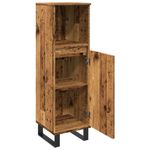 Casa si Gradina - Mobilier - Mobilier baie - Corpuri baie - Dulap de baie, lemn vechi, 30x30x100 cm, lemn prelucrat - Infinity.ro