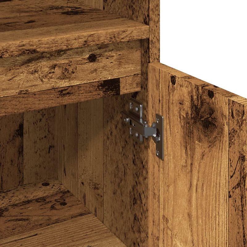 Casa si Gradina - Mobilier - Mobilier baie - Corpuri baie - Dulap de baie, lemn vechi, 30x30x100 cm, lemn prelucrat - Infinity.ro