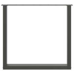 Casa si Gradina - Mobilier - Feronerie si accesorii mobila - Picioare pentru masuta de cafea in forma U 2 buc Antracit Otel - Infinity.ro