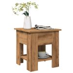 Casa si Gradina - Mobilier - Mese si birouri - Masute de cafea - Masuta de cafea, stejar artizanal, 40x40x42 cm, lemn prelucrat - Infinity.ro