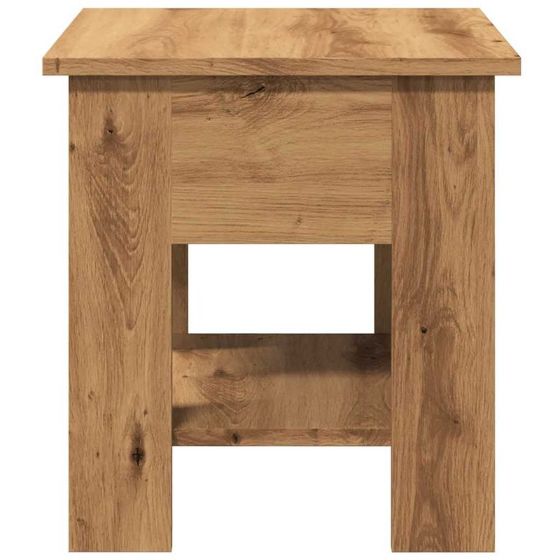 Casa si Gradina - Mobilier - Mese si birouri - Masute de cafea - Masuta de cafea, stejar artizanal, 40x40x42 cm, lemn prelucrat - Infinity.ro