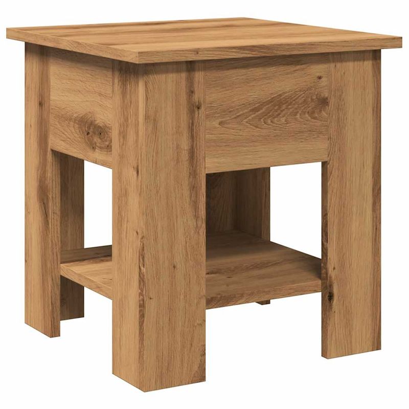 Casa si Gradina - Mobilier - Mese si birouri - Masute de cafea - Masuta de cafea, stejar artizanal, 40x40x42 cm, lemn prelucrat - Infinity.ro