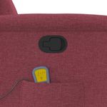 Ingrijire personala si Cosmetice - Sanatate si wellness - Articole wellness - Fotolii de masaj - Fotoliu de masaj rabatabil, rosu vin, material textil - Infinity.ro