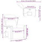 Ingrijire personala si Cosmetice - Sanatate si wellness - Articole wellness - Fotolii de masaj - Fotoliu de masaj rabatabil, rosu vin, material textil - Infinity.ro