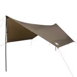 Sport si Outdoor - Camping - Copertine si adaposturi - Prelata de camping, maro, 462x306x211 cm, impermeabila - Infinity.ro