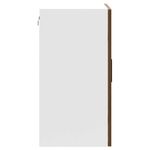 Casa si Gradina - Mobilier - Comode si corpuri - Corpuri bucatarie - Dulap de bucatarie cu usa din sticla din stejar maro „Porto”., mărime 60x31x60 cm, model 1x dulap de perete din sticlă (2 uși) - Infinity.ro