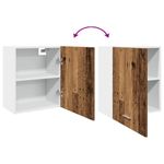 Casa si Gradina - Mobilier - Comode si corpuri - Corpuri bucatarie - Dulapuri suspendate 2 buc. lemn vechi 50x31x60cm lemn prelucrat - Infinity.ro