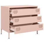 Casa si Gradina - Mobilier - Comode si corpuri - Comode - Dulap, roz, 68x39x58,5 cm, otel laminat la rece - Infinity.ro