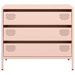 Casa si Gradina - Mobilier - Comode si corpuri - Comode - Dulap, roz, 68x39x58,5 cm, otel laminat la rece - Infinity.ro