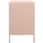 Casa si Gradina - Mobilier - Comode si corpuri - Comode - Dulap, roz, 68x39x58,5 cm, otel laminat la rece - Infinity.ro