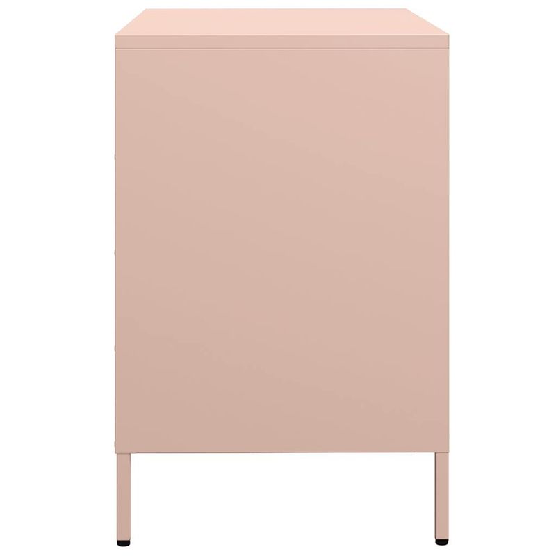 Casa si Gradina - Mobilier - Comode si corpuri - Comode - Dulap, roz, 68x39x58,5 cm, otel laminat la rece - Infinity.ro