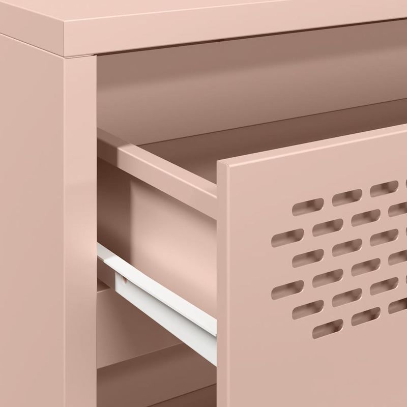 Casa si Gradina - Mobilier - Comode si corpuri - Comode - Dulap, roz, 68x39x58,5 cm, otel laminat la rece - Infinity.ro