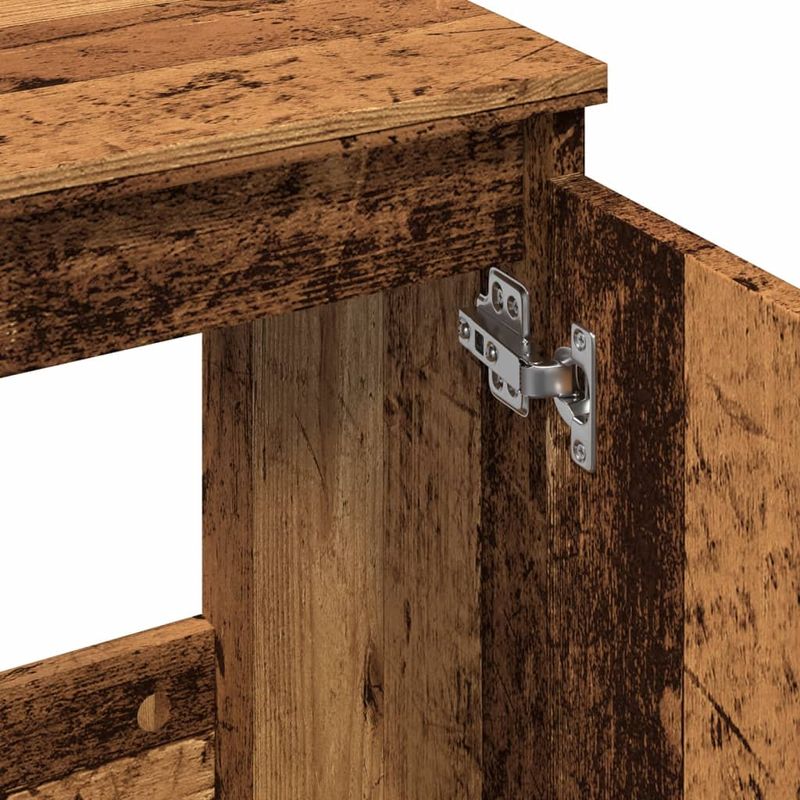 Casa si Gradina - Mobilier - Comode si corpuri - Masute de toaleta - Dulap de chiuveta, lemn vechi, 58x33x60 cm, lemn prelucrat - Infinity.ro