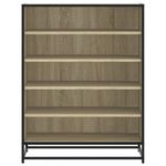 Casa si Gradina - Mobilier - Organizare si depozitare - Organizator incaltaminte - Pantofar, stejar sonoma, 75x38x97,5 cm, lemn prelucrat/metal - Infinity.ro