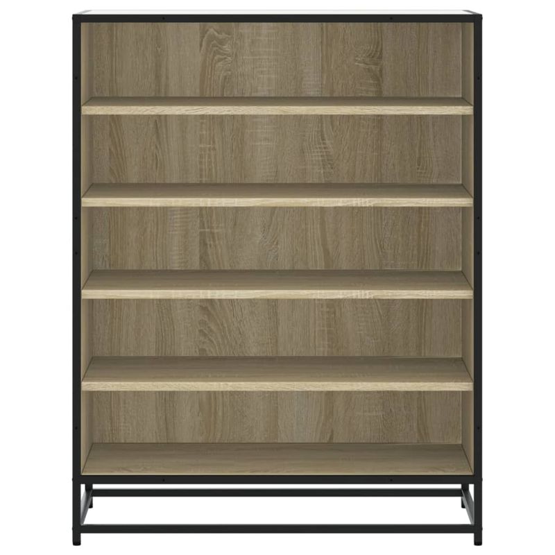 Casa si Gradina - Mobilier - Organizare si depozitare - Organizator incaltaminte - Pantofar, stejar sonoma, 75x38x97,5 cm, lemn prelucrat/metal - Infinity.ro