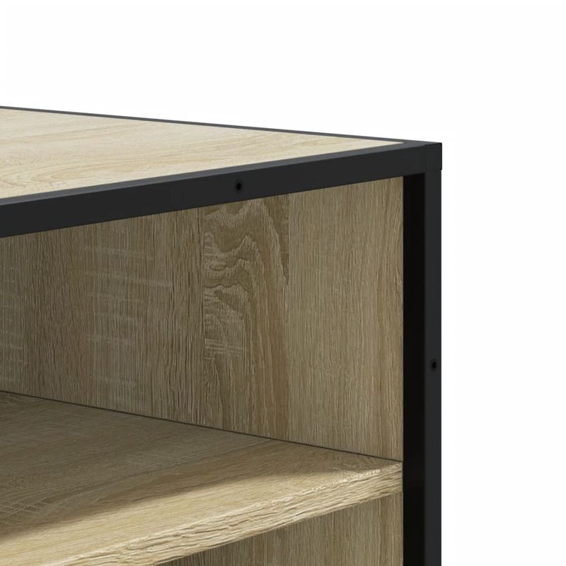 Casa si Gradina - Mobilier - Organizare si depozitare - Organizator incaltaminte - Pantofar, stejar sonoma, 75x38x97,5 cm, lemn prelucrat/metal - Infinity.ro