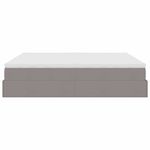 Casa si Gradina - Mobilier - Paturi si accesorii - Paturi - Cadru de pat otoman cu saltea Taupe 160x200cm Material - Infinity.ro