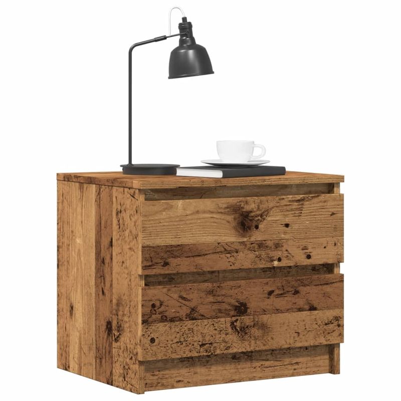 Casa si Gradina - Mobilier - Comode si corpuri - Noptiere - Noptiera, lemn vechi, 50x40x43.5 cm, lemn prelucrat - Infinity.ro