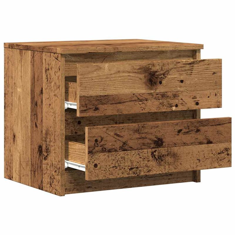 Casa si Gradina - Mobilier - Comode si corpuri - Noptiere - Noptiera, lemn vechi, 50x40x43.5 cm, lemn prelucrat - Infinity.ro