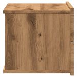 Casa si Gradina - Mobilier - Comode si corpuri - Noptiere - Noptiera de perete, stejar artizanal, 40x32x30 cm - Infinity.ro