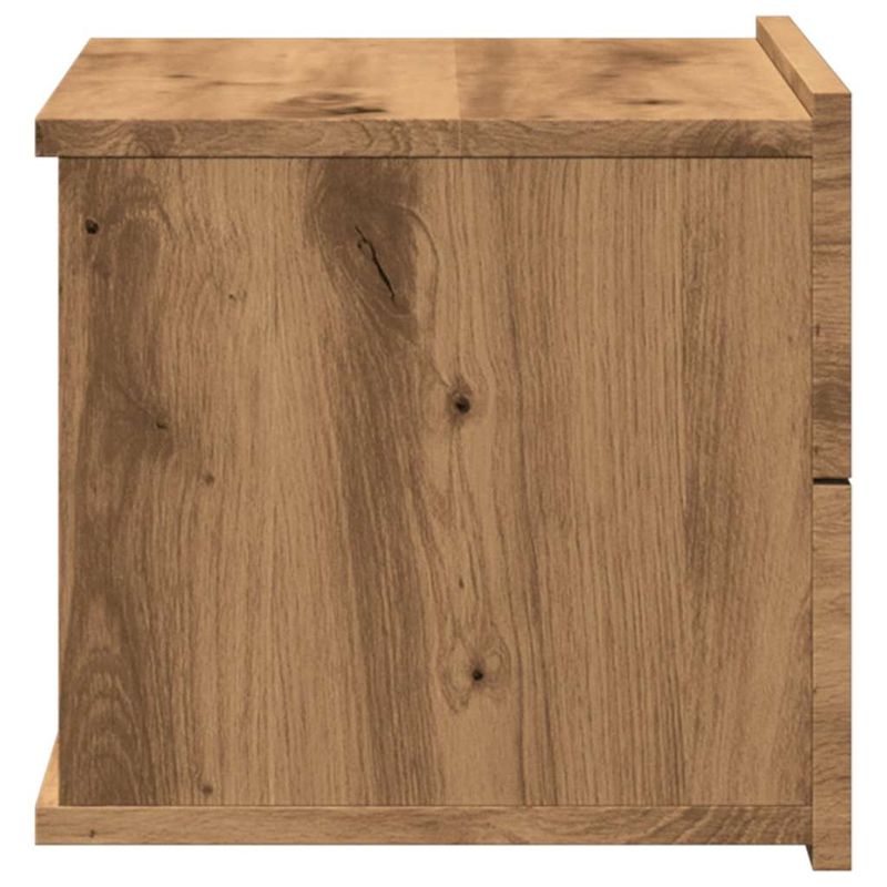 Casa si Gradina - Mobilier - Comode si corpuri - Noptiere - Noptiera de perete, stejar artizanal, 40x32x30 cm - Infinity.ro