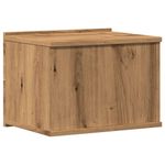 Casa si Gradina - Mobilier - Comode si corpuri - Noptiere - Noptiera de perete, stejar artizanal, 40x32x30 cm - Infinity.ro