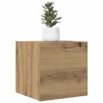 Casa si Gradina - Mobilier - Comode si corpuri - Comode - Dulap TV montaj pe perete, stejar artizanal, 30,5x30x30 cm - Infinity.ro