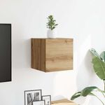 Casa si Gradina - Mobilier - Comode si corpuri - Comode - Dulap TV montaj pe perete, stejar artizanal, 30,5x30x30 cm - Infinity.ro
