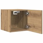 Casa si Gradina - Mobilier - Comode si corpuri - Comode - Dulap TV montaj pe perete, stejar artizanal, 30,5x30x30 cm - Infinity.ro