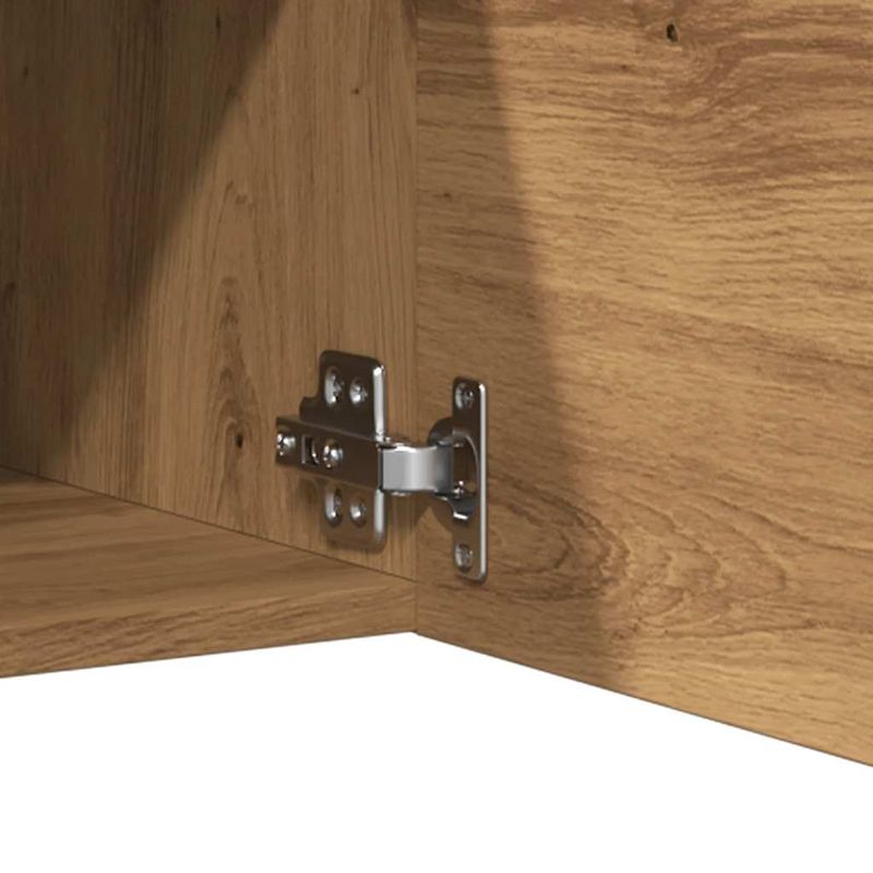 Casa si Gradina - Mobilier - Comode si corpuri - Comode - Dulap TV montaj pe perete, stejar artizanal, 30,5x30x30 cm - Infinity.ro