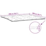 Casa si Gradina - Textile si covoare - Lenjerii de pat - Protectie saltea - Protectie de saltea, alb, 200x200 cm - Infinity.ro