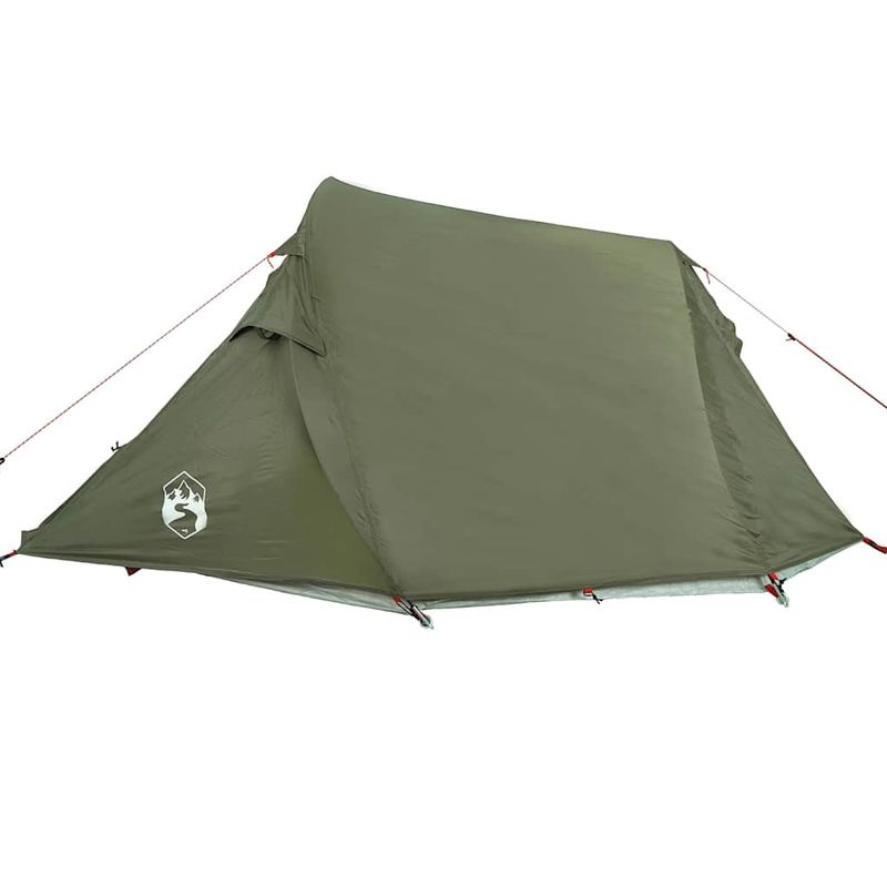 Sport si Outdoor - Camping - Corturi camping - Cort camping tunel pentru 3 persoane verde masliniu impermeabil - Infinity.ro