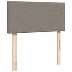 Casa si Gradina - Mobilier - Paturi si accesorii - Paturi - Cadru de pat otoman cu saltea Taupe 80x200cm Material - Infinity.ro
