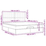 Casa si Gradina - Mobilier - Paturi si accesorii - Paturi - Cadru de pat otoman saltea neagra 160x200cm piele artificiala - Infinity.ro