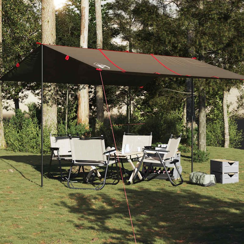 Sport si Outdoor - Camping - Copertine si adaposturi - Prelata de camping, maro, 451x420 cm, impermeabila - Infinity.ro