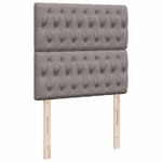 Casa si Gradina - Mobilier - Paturi si accesorii - Paturi - Cadru de pat otoman cu saltea Taupe 80x200cm Material - Infinity.ro