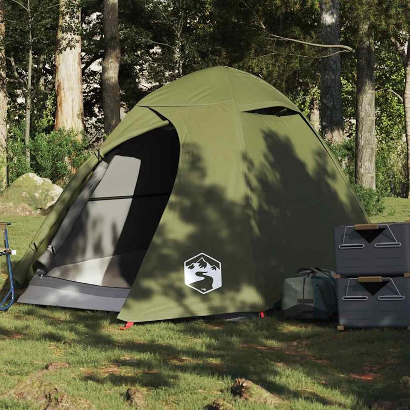 Sport si Outdoor - Camping - Corturi camping - Cort camping cupola 2 persoane verde masliniu impermeabil - Infinity.ro