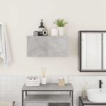 Casa si Gradina - Mobilier - Mobilier baie - Corpuri baie - Dulap perete baie, gri beton, 60x25x30 cm, lemn prelucrat - Infinity.ro