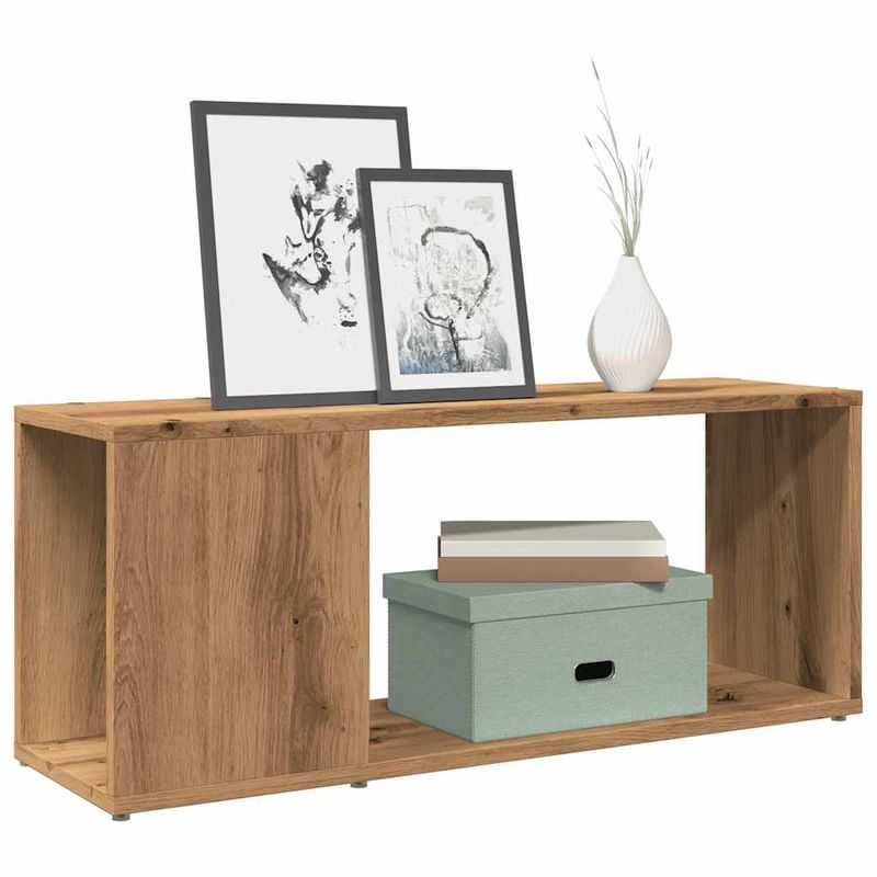 Casa si Gradina - Mobilier - Comode si corpuri - Comode - Comoda TV, stejar artizanal,80x24x32cm, lemn prelucrat - Infinity.ro