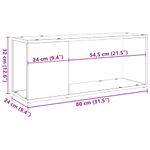 Casa si Gradina - Mobilier - Comode si corpuri - Comode - Comoda TV, stejar artizanal,80x24x32cm, lemn prelucrat - Infinity.ro