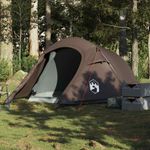 Sport si Outdoor - Camping - Corturi camping - Cort de camping tunel pentru 2 persoane, maro, impermeabil - Infinity.ro