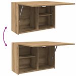 Casa si Gradina - Mobilier - Mobilier baie - Corpuri baie - Dulap perete baie stejar artizanal, 60x25x40 cm, lemn prelucrat - Infinity.ro