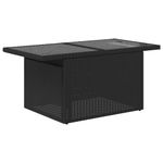 Casa si Gradina - Gradina si terasa - Mobilier exterior - Seturi mobila gradina - Set mobilier de gradina cu perne, 6 piese, negru, poliratan - Infinity.ro