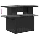 Casa si Gradina - Gradina si terasa - Mobilier exterior - Seturi mobila gradina - Set mobilier de gradina cu perne, 6 piese, negru, poliratan - Infinity.ro
