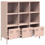 Casa si Gradina - Mobilier - Comode si corpuri - Corpuri bucatarie - Dulap inalt, roz, 101,5x39x103,5 cm, otel - Infinity.ro